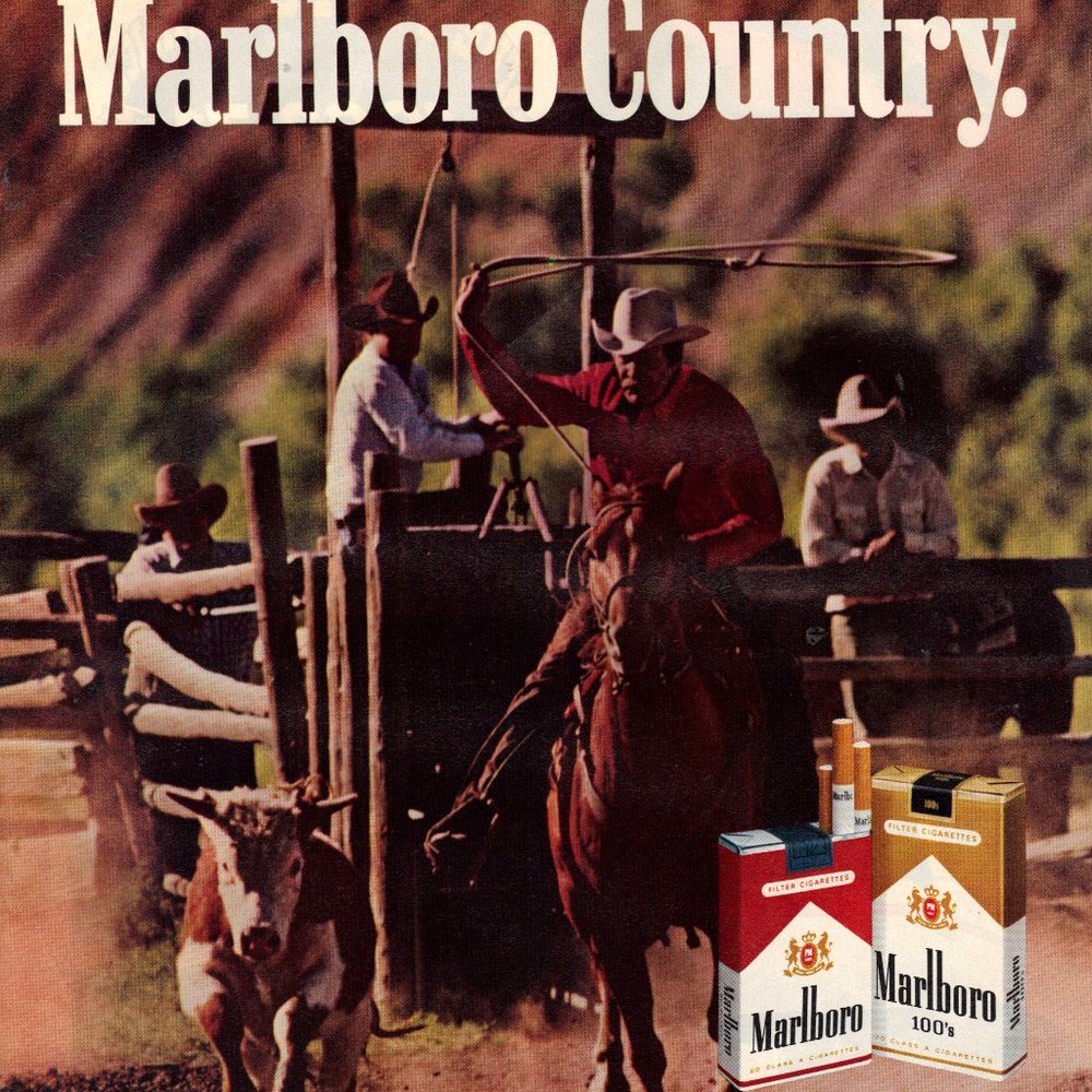 Vintage 1984 Print Ad for Marlboro Cigarettes PA1001